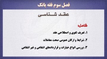 فقه بانک،پاورپوینت،عقد شناسی